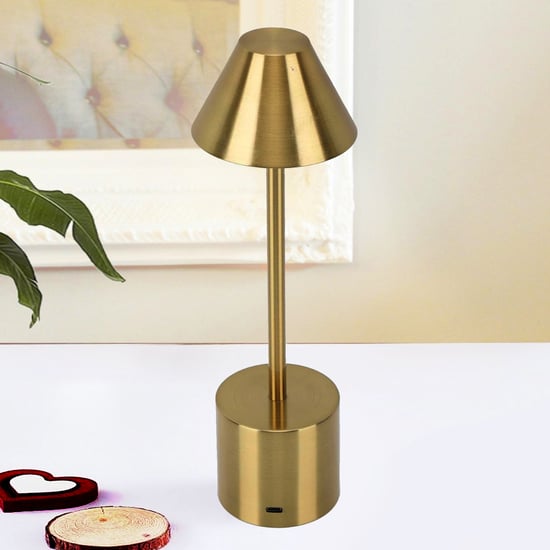 HOMESAKE Metal Touch Table Lamp