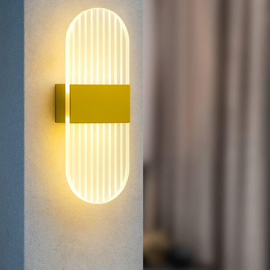 HOMESAKE Acrylic Striped Wall Lamp