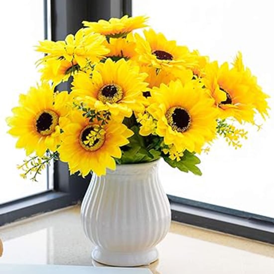 HOMESAKE Artificial Sunflower Stick - 35cm