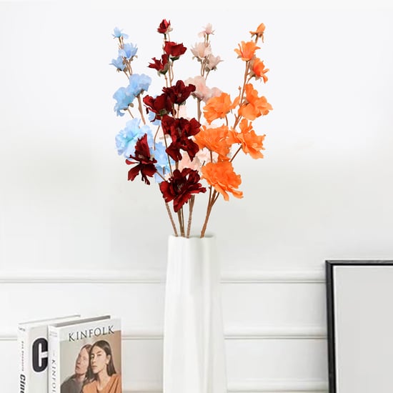 HOMESAKE Set of 4 Artificial Forsythia Sticks - 83.8cm