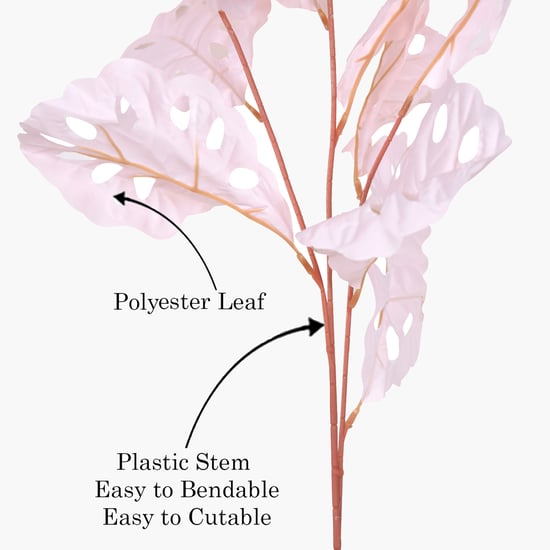 HOMESAKE Set of 2 Artificial Monstera Leaf Sticks - 96.5cm