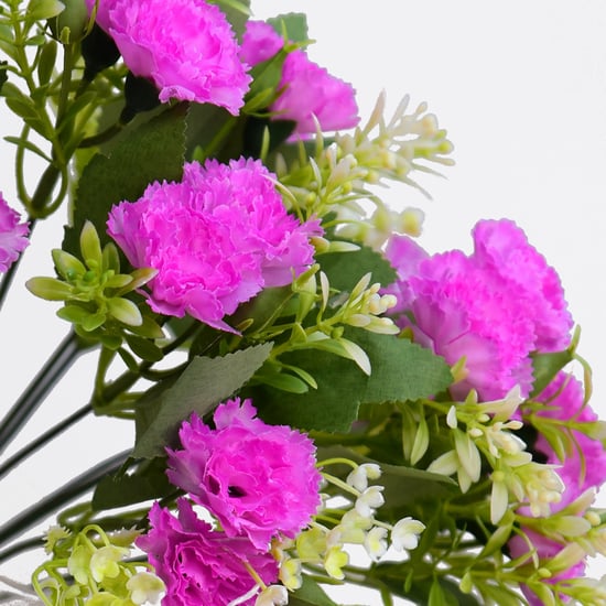 HOMESAKE Set of 2 Artificial Carnation Flower Sticks - 30.4cm