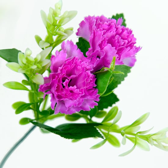 HOMESAKE Set of 2 Artificial Carnation Flower Sticks - 30.4cm