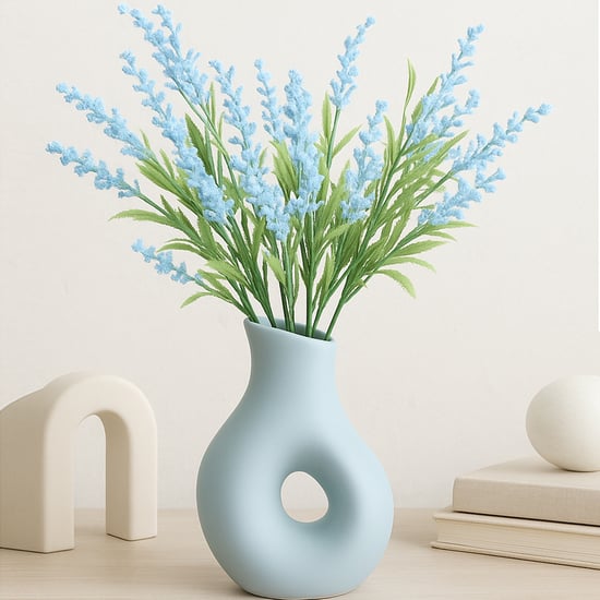 HOMESAKE Set of 2 Artificial Lily Flower Sticks - 30.4cm