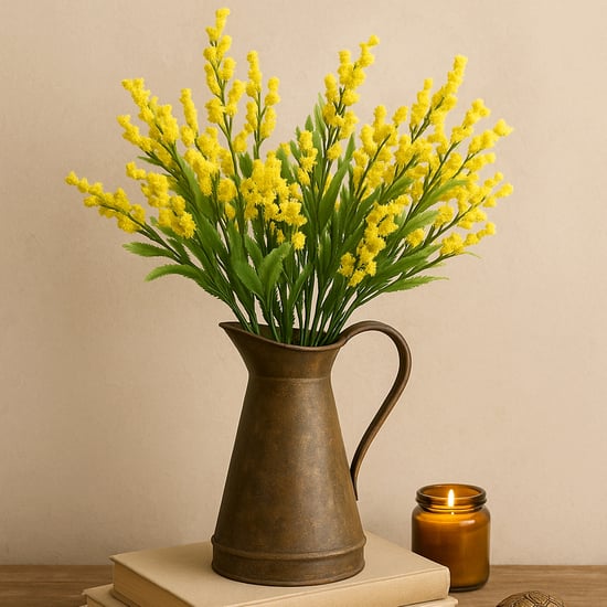 HOMESAKE Set of 2 Artificial Lily Flower Sticks - 30.4cm