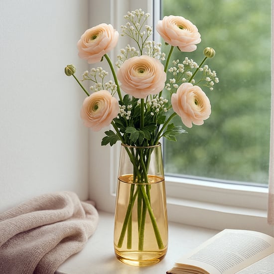HOMESAKE Glass Vase