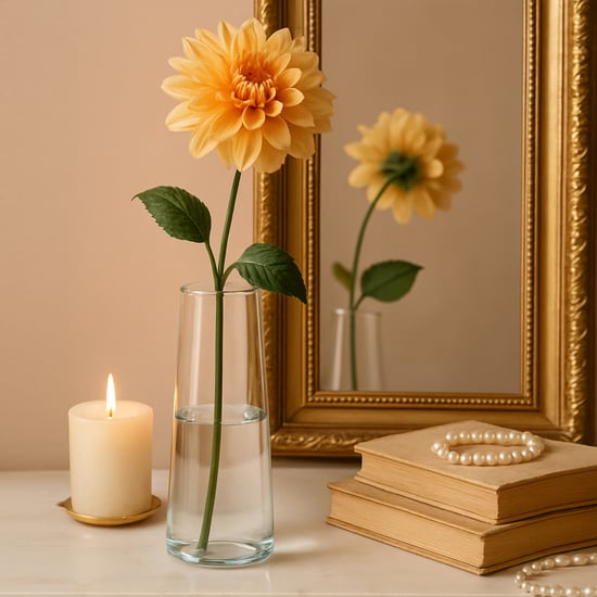 HOMESAKE Glass Vase