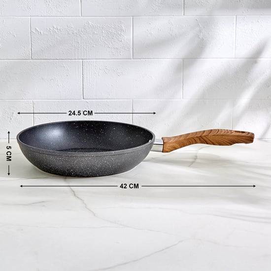 Allure Elbury Lian Aluminium Non-Stick Induction Compatible Frying Pan - 24.5cm