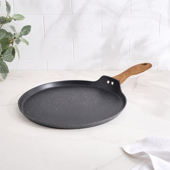 Elbury Lian Aluminium Non-Stick Dosa Tawa - 30.7cm