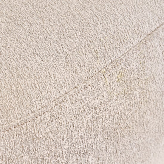 Kai Fabric 3-Seater Sofa with Cushions - Beige