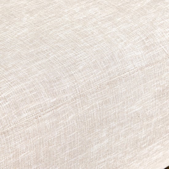 Nuqta Fabric 3-Seater Sofa with Cushions - Beige