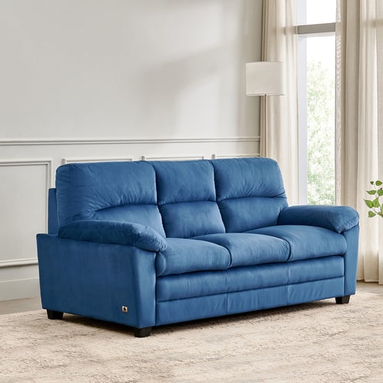 Mojo NXT Velvet 3-Seater Sofa - Blue