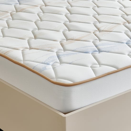 Dreamland Prestige 6 Inches Orthopaedic Queen Mattress with HR Foam, 150x195cm - White
