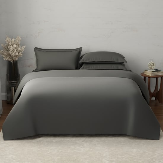 BOUTIQUE LIVING Emblem Cotton 300TC 6Pcs Double Bed-In-A-Bag Set