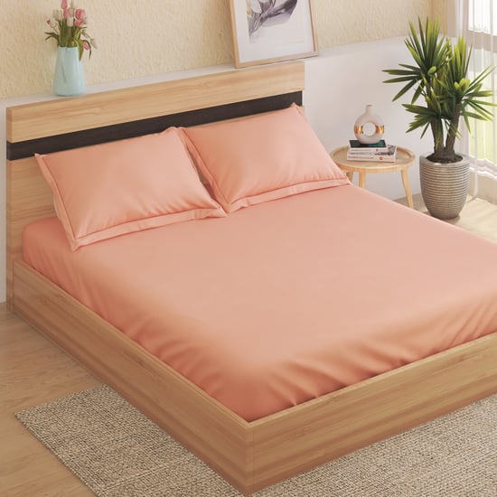 Nesta Cotton 180TC 3Pcs King Fitted Bedsheet Set