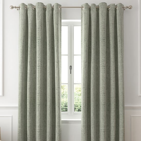 GM Orbit Set of 2 Jacquard Light-Filtering Door Curtains - 6.9ft (213cm)