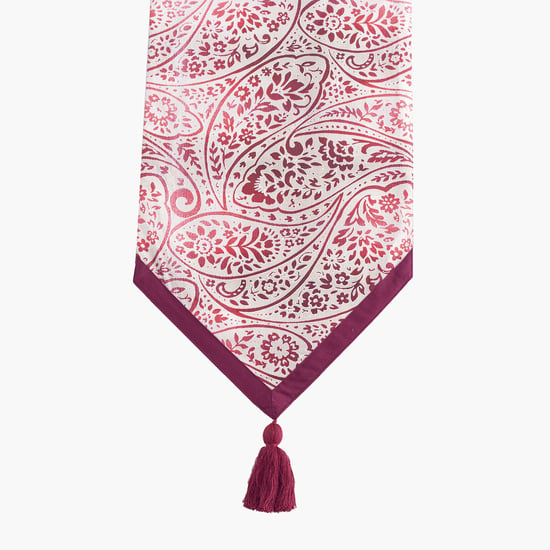 MASPAR Folklore Transition Cotton Paisley Print Table Runner