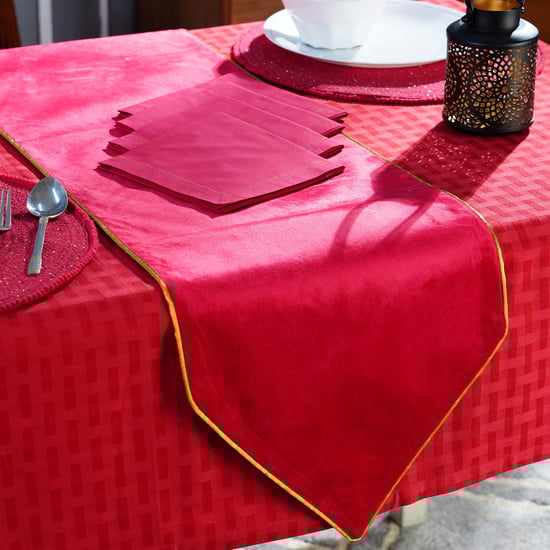 MASPAR Dazzle 6Pcs Table Runner and Napkins Set