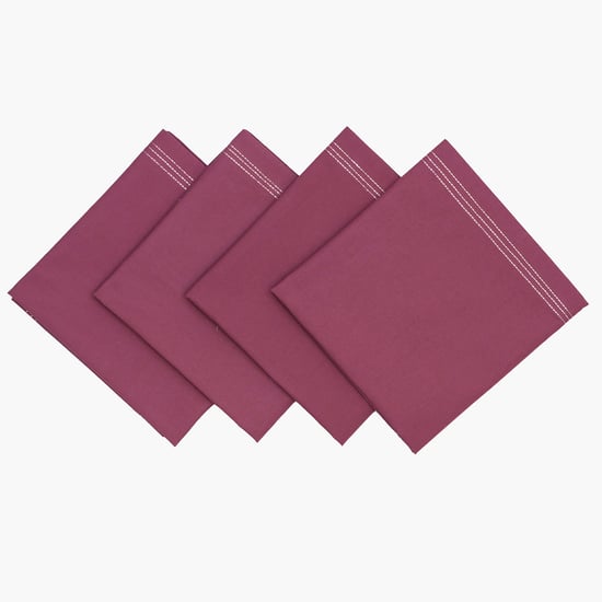 MASPAR Dazzle 6Pcs Cotton Sequinned Table Runner and Napkins Set