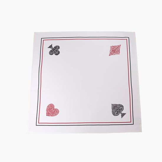 MASPAR Cotton Printed Table Topper - 91x91cm