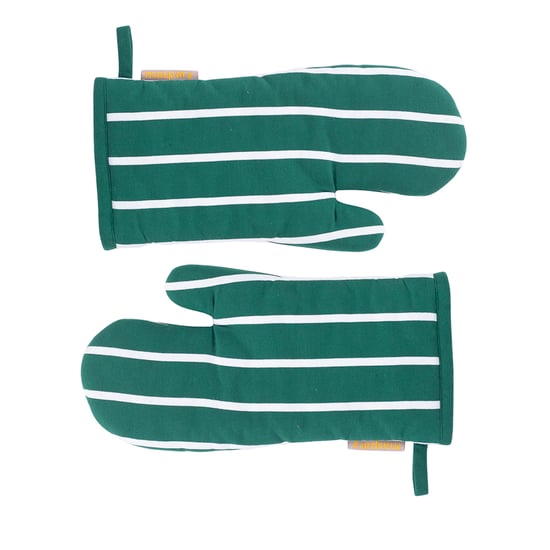 MASPAR Set of 2 Cotton Striped Oven Mitts