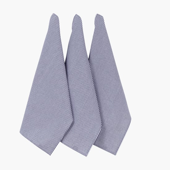 MASPAR Set of 3 Cotton Striped Kitchen Towels