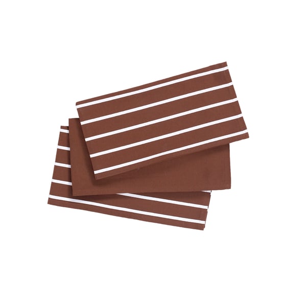 MASPAR Set of 3 Cotton Striped Kitchen Towels