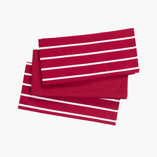 MASPAR Set of 3 Cotton Striped Kitchen Towels