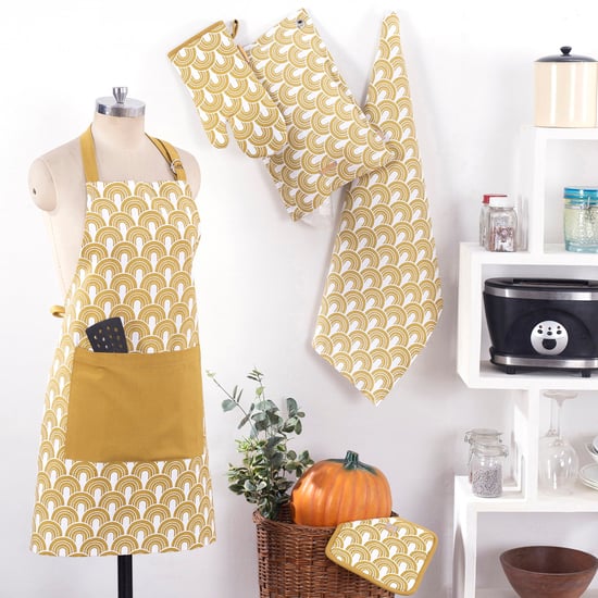 MASPAR 5Pcs Cotton Printed Kitchen Linen Set