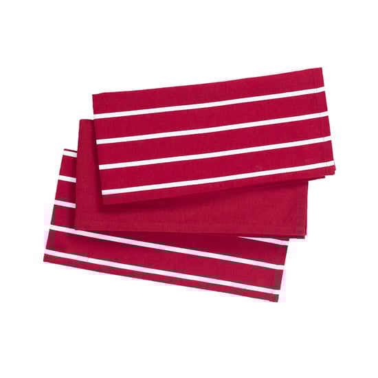 MASPAR Set of 3 Cotton Striped Kitchen Towels