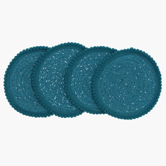 MASPAR Dazzle Set of 4 Cotton Woven Coasters
