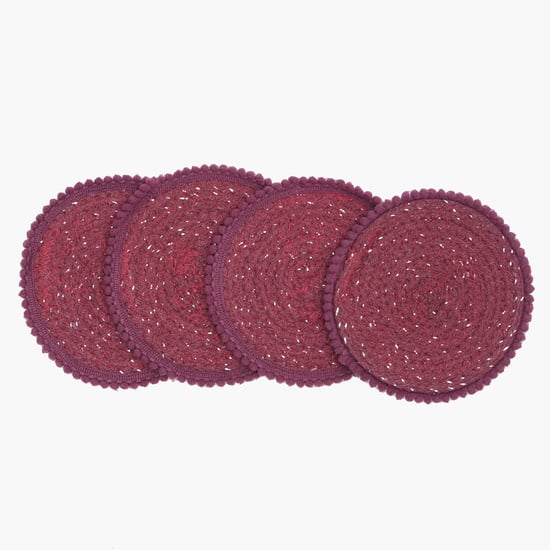 MASPAR Dazzle Set of 4 Cotton Woven Coasters