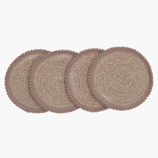 MASPAR Dazzle Set of 4 Cotton Woven Coasters