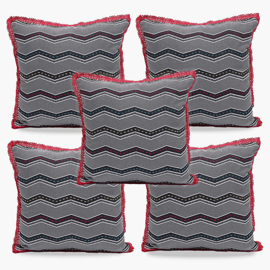 MASPAR Carnival Set of 5 Printed Cushion Covers - 40x40cm