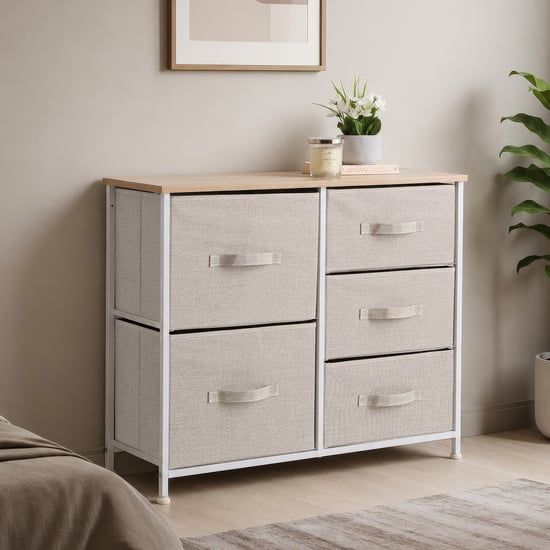 Corsica Jordan Polypropylene 5 Drawer Storage Chest
