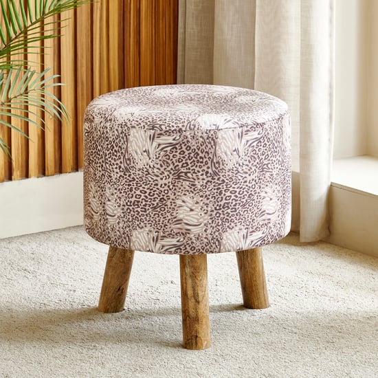 Lotus NXT Fabric Ottoman - Brown