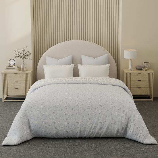 BOUTIQUE LIVING Cottage Garden Cotton Printed Reversible Double Comforter