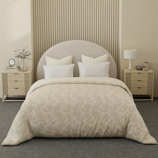 BOUTIQUE LIVING Cottage Garden Cotton Printed Reversible Double Comforter