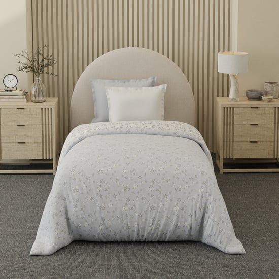 BOUTIQUE LIVING Cottage Garden Cotton Printed Reversible Single Comforter