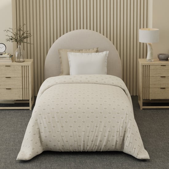 BOUTIQUE LIVING Cottage Garden Cotton Printed Reversible Single Comforter