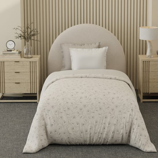 BOUTIQUE LIVING Cottage Garden Cotton Printed Reversible Single Comforter