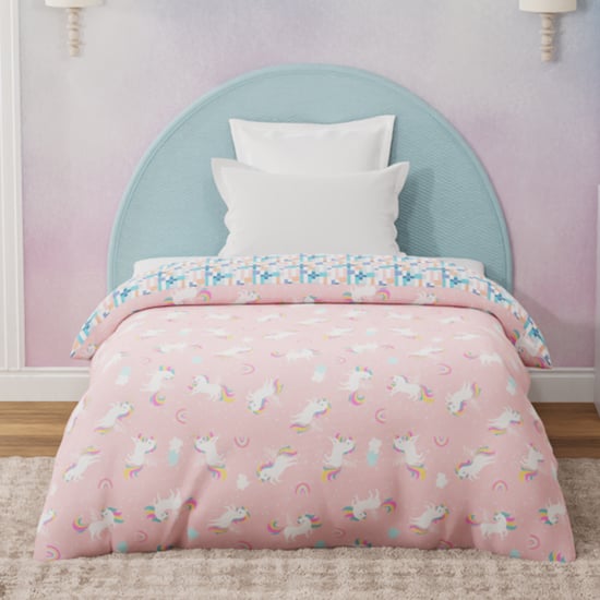 BOUTIQUE LIVING Kids Rock N Room Cotton Glow In the Dark Print Reversible Single Comforter