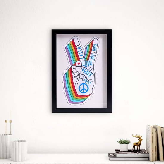 Corsica Spectrum Framed Wall Art - 35x25cm
