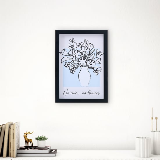 Corsica Spectrum Vase with Flowers Picture Frame - 25x35cm