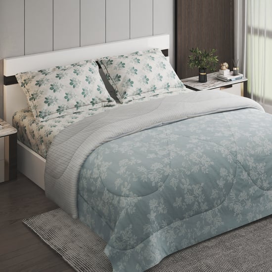 Chime Mist 4Pcs Printed Double Bed-In-A-Bag Set