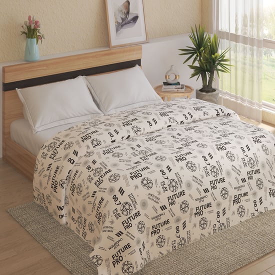 Slate Kids Cotton Future Pro Print Reversible Double Comforter
