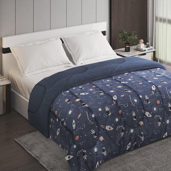 Slate Kids Cotton Printed Reversible Double Comforter