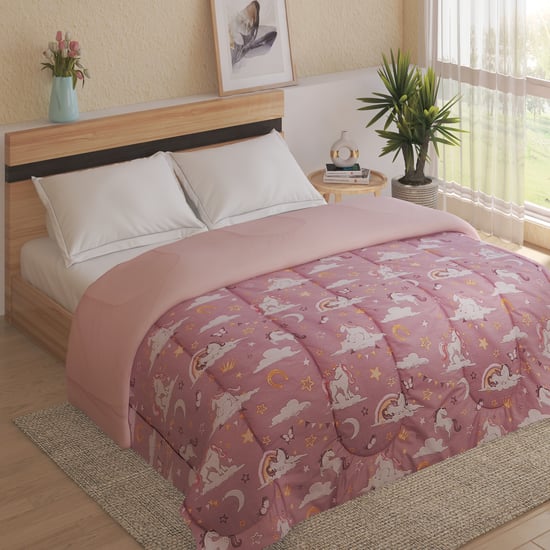 Slate Kids Cotton Printed Reversible Double Comforter