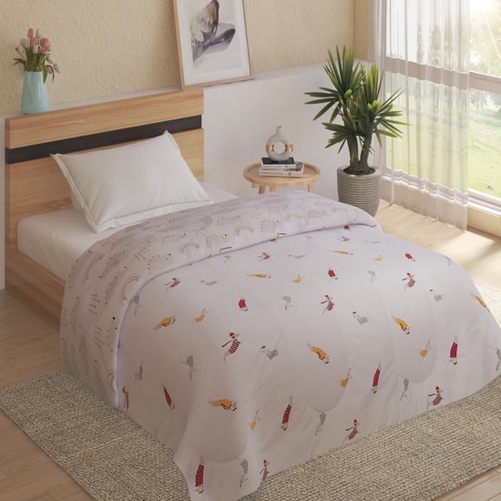 Slate Kids Cotton Printed Reversible Single Comforter