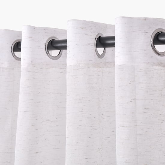 Amaira Veil Set of 2 Sheer Window Curtains - 5.2ft (160cm)